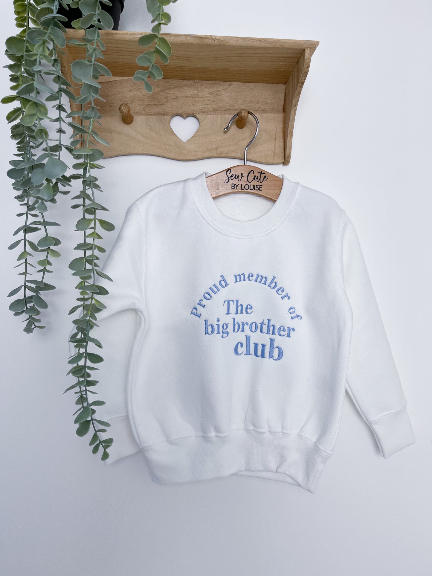 Big Brother Club Sweatshirt White