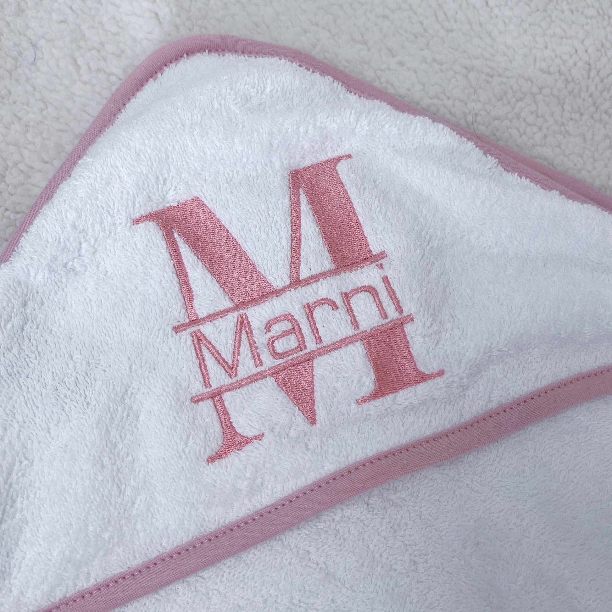 Personalised Monogram Hooded Towel