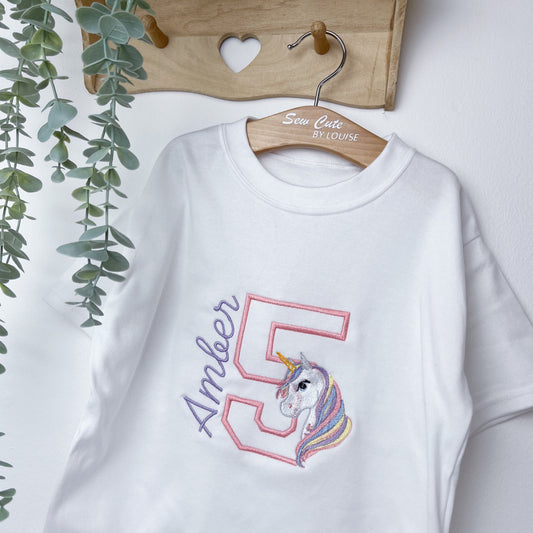 Unicorn Birthday T Shirt