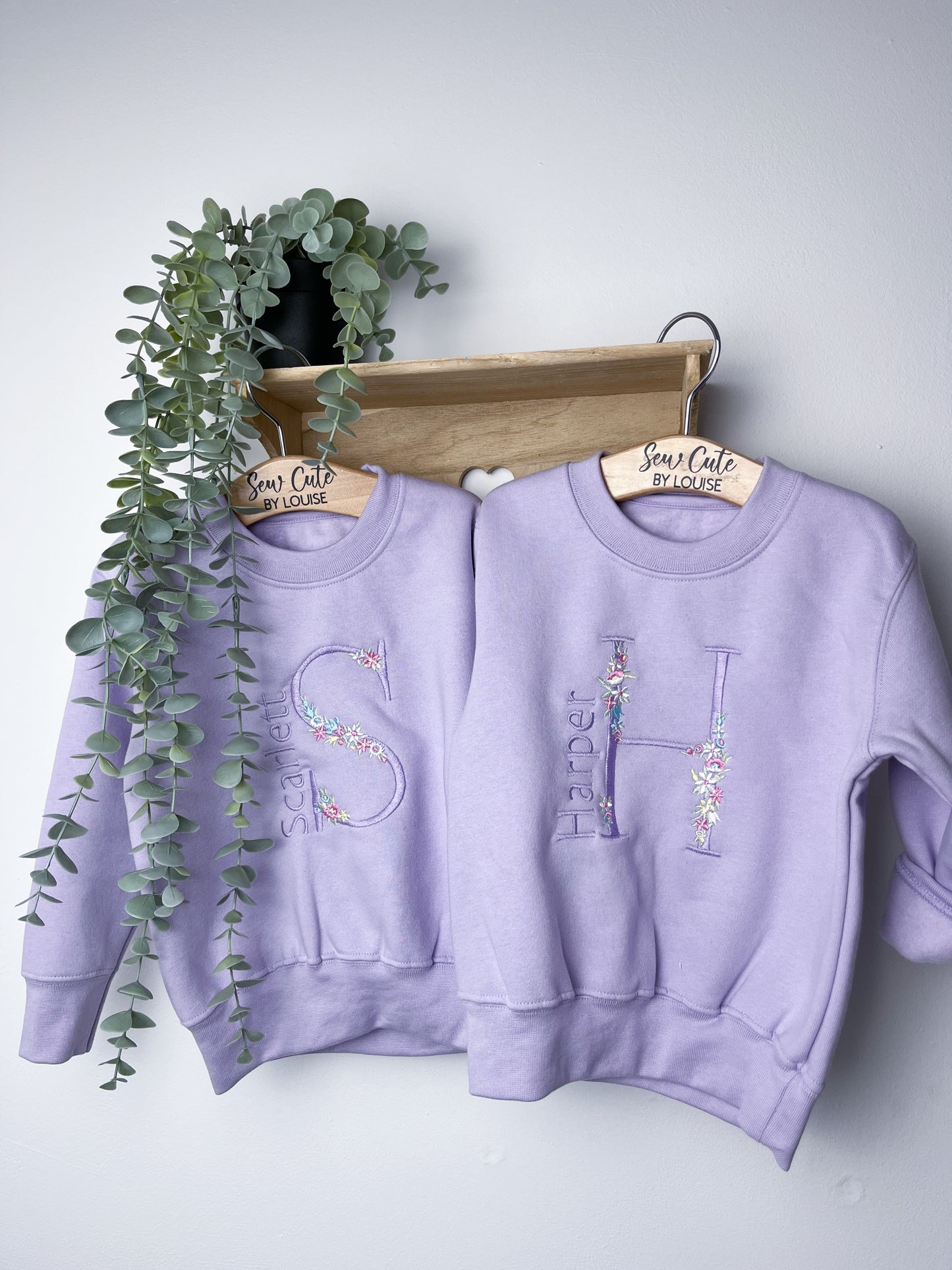 Floral Initial Sweatshirt